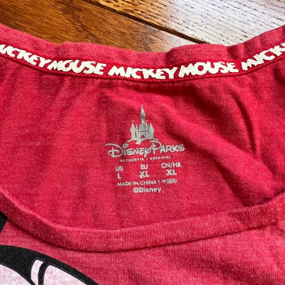 Disney parks Mickey Mouse Half Sleeve T-Shirt in women’s large - Picture 2 of 3